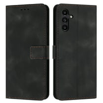 Compatible with Samsung Galaxy A26 5G Wallet Case, 2 Wrist Strap and PU Leather Flip Card Holder Stand Magnetic Full Body Protection Mobile Phone Case Cover for Samsung Galaxy A26 5G, Black