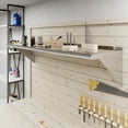 thumbnail image 6 of AmGood 18 in. x 60 in. Stainless Steel Wall Shelf | NSF Certified | Appliance & Equipment Metal Shelving | Kitchen, Restaurant, Garage, Laundry, Utility Room, 6 of 8