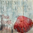 thumbnail image 2 of Sasha 12x12 Black Ornate Wood Framed with Double Matting Museum Art Print Titled - New Orleans Seafood IV, 2 of 4