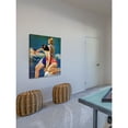 thumbnail image 5 of Marmont Hill "At the Pool" by John LaGatta Painting Print on Canvas, 5 of 5