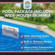 Lake Effect Pools Impressions 18 x 33 Oval 48 Wall Above-Ground Swimming Pools, Full Start-up Kit