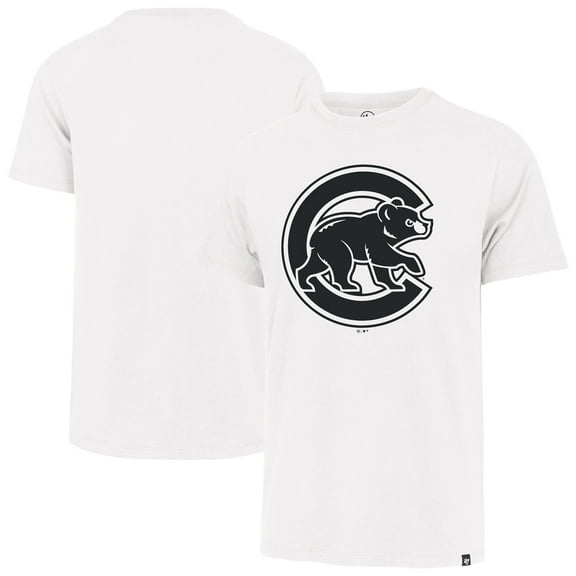 Men's '47 White Chicago Cubs Imprint Franklin T-Shirt