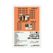 The Life Of Pablo Album Cover Poster Canvas Poster Bedroom Decor Sports Landscape Office Room Decor Gif