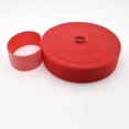 thumbnail image 1 of 5M Hook Loop Cable Ties Reusable Fastening Tape Straps Cable Management Ties Cable Straps Adjustable Cord Ties Cord Organizer Red 5Meter-Length Width 38mm, 1 of 6