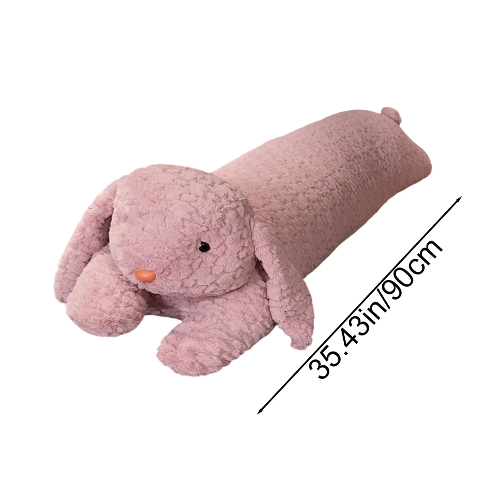 Easter Bunny Body Pillow - Extra Long Comfortable Cushion for Side Sleepers, Soft Velvet Support for Back and Waist, Festive Home Decor Accent
