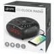 thumbnail image 3 of GPX Radio reloj con CD y alarma dual, carga superior, FM, negro (CC318B), 3 of 5