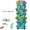 Teal, variant on Active Mind Ltd 1 Pack 5-Tier Stackable Planter Tower with Wheels & Tools – All-Weather Vertical Garden for Vegetables, Herbs, Flowers, Strawberries | Space-Saving Indoor/Outdoor (Agreeable Gray)