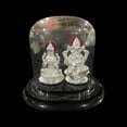 thumbnail image 4 of 999 Pure Silver Ganesh & Lakshmi / Laxmi Idol / Statue / Murti (Figurine #10), 4 of 8
