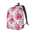 thumbnail image 2 of Balery Peonies And Roses Vintage Canvas Backpack for Men and Women - Large Capacity, Durable Travel Laptop Bag for School, Work, Hiking, and Outdoor Activities, 2 of 7