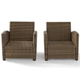 thumbnail image 5 of Crosley Furniture Bradenton Fabric Patio Chair in Brown and Navy (Set of 2), 5 of 8