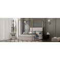 thumbnail image 4 of Gold Canopy Bed with Restonic - Velvet Headboard & Durable Iron Frame, 4 of 10