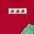 thumbnail image 7 of Baby Boy Outfit Toddler Clothes Set Kids Summer Embroidery Printed Sleeveless Casual 0 3 6 12 18 24 Months Boys' Clothing Sets Shirt Shorts 2 Piece, 7 of 7
