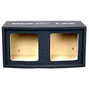 Deejay LED 10 Double Heavy Duty Square Woofer Empty Car Speaker Box