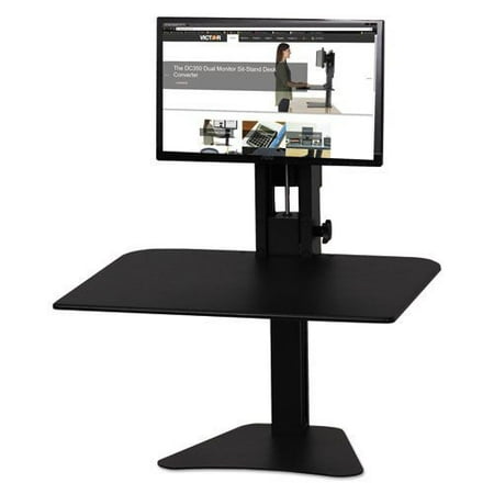 Victor - High Rise Sit-Stand Desk Converter - Black