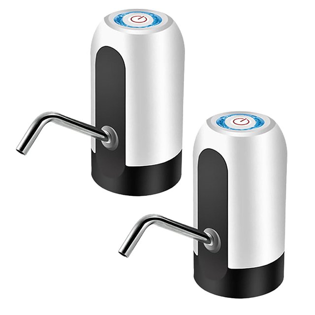 Oleegame 2PC Kitchen Utensils Set Water Water Bottled Dispenser Compact Water Dispenser Electric Small Appliances White