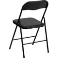 thumbnail image 6 of Favory 5-Piece Multipurpose Folding Card Table and Chairs Set for 4 Players, Padded Top Portable Square Folding Table and Chairs Set, Black, 6 of 9
