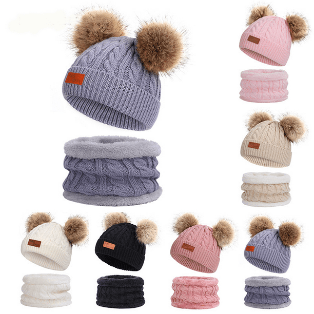 Chapeau De Bonnet En Tricot Pour Bébé Filles De 2 À 3 Ans, Bonnet D'hiver  Léger À Une Seule Couche, Bonnet Chaud De 3 À 8 Ans, À La Mode Et Mignon