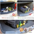 thumbnail image 2 of Trunk Organizer for  - 52L Large Capacity Collapsible Multi Compartments Storage Organizer, Portable  Storage Box for  /Suv, Black, 2 of 6