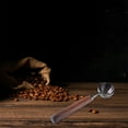 thumbnail image 5 of Coffee Spoon Stainless Steel Wooden Handle Coffee Measuring Spoon Tea Spoon Baking Scale Measuring Spoon Milk Powder Auxiliary Food Spoon Seasoning Measuring Spoon, 5 of 6