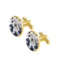 thumbnail image 2 of Ink Plant Elegant Cufflinks for Formal Attire | Stylish Stainless Steel Silver Jewelry for Men | Ideal for Weddings and Business Meetings, 2 of 6