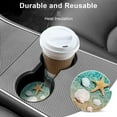 thumbnail image 7 of Car Coasters 4 Pack Stone Car Cup Holder Cute Cartoon Avocado Absorbent Drink Car Coaster Ceramic Set Small 2.56 inch Cup Coasters, 7 of 7