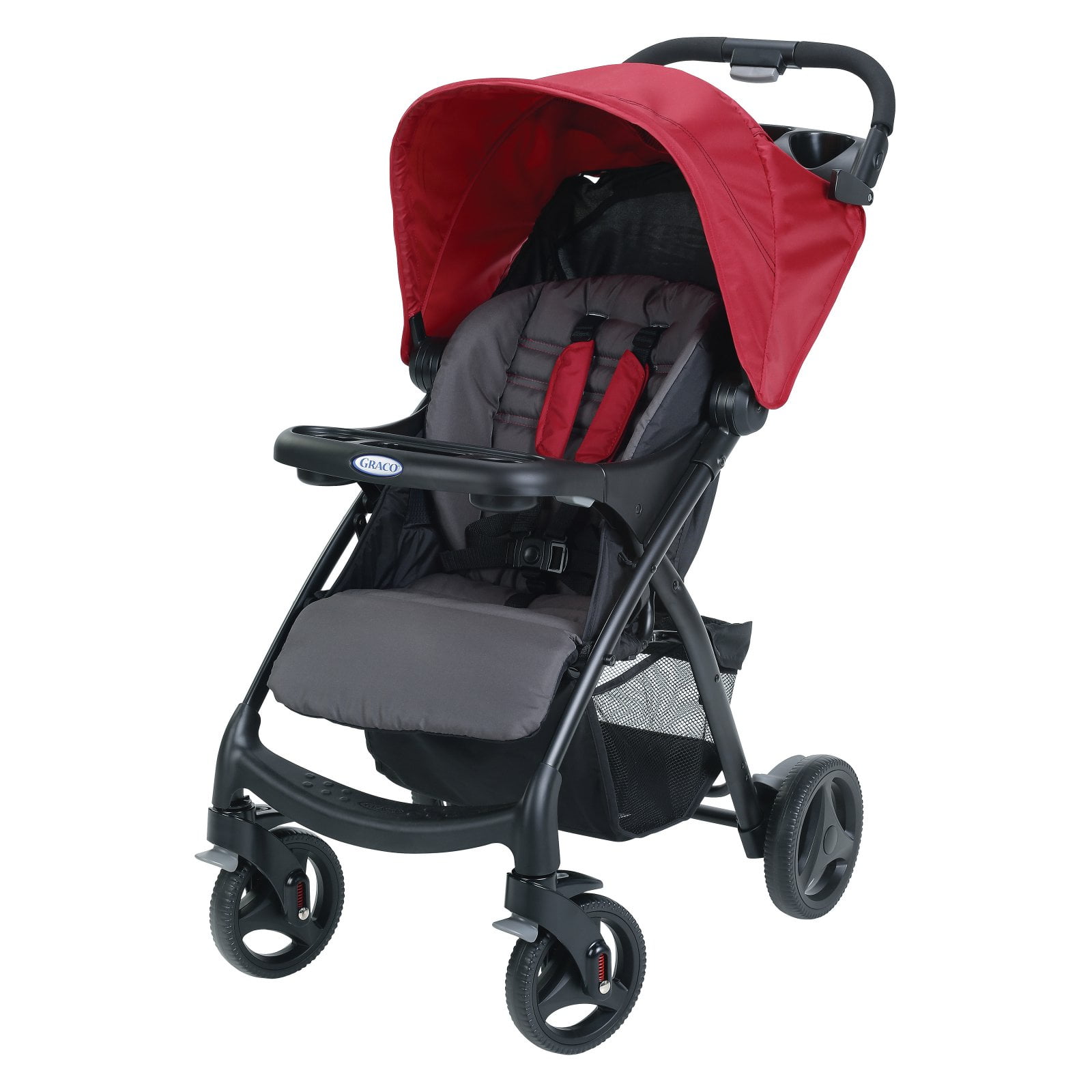 graco stroller red and black