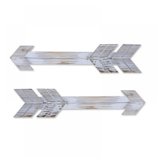 Yard Rustic Wooden Arrow Sign Decor,Set of 2 Arrows Farmhouse Home Wall
