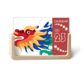 thumbnail image 1 of China Dragon Traditional Culture Art Pattern Desk Calendar Desktop Decoration 2023, 1 of 3