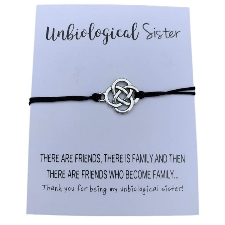 Unbiological Sister Charm Bracelet Soul Sister Bracelet Best
