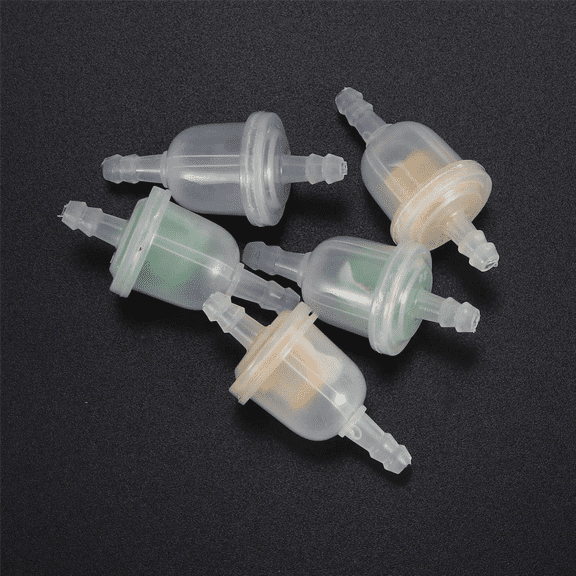 10X Plastic Fuel Filter 3mm I/D x 5.5mm O/D for Mini Dirt Bikes Random Color