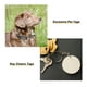 thumbnail image 5 of Etiquetas en blanco para grabado láser redondo, etiqueta en blanco para estampado, etiqueta de identificación para perros, etiqueta en tono plateado para mascotas, etiqueta de manualidades, 10 piezas, 5 of 7
