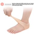 thumbnail image 5 of 1 Pair One Size Heel Protector Sleeve SEBS Cushion for Plantar Fasciitis Callus Spur - Nude, 5 of 5
