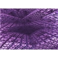 thumbnail image 1 of Ahgly Company Machine Washable Indoor Rectangle Transitional Purple Iris Purple Area Rugs, 6' x 9', 1 of 7