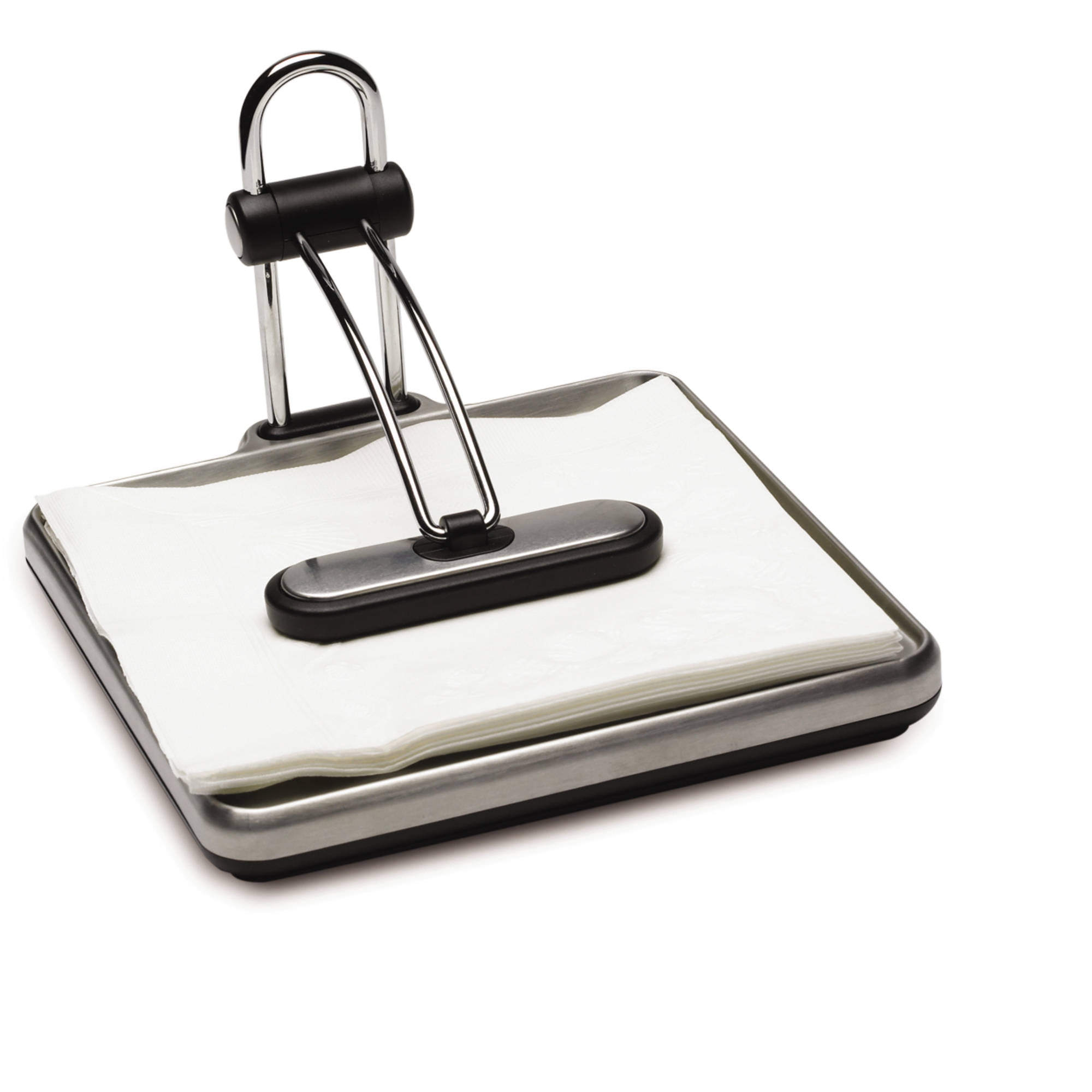 Stainless Steel Napkin Holder Half Round Model, Grydle & Sync