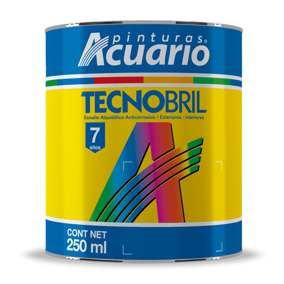Esmalte Alquidálico Anticorrosivo Acuario Tecnobril 250 Ml Chocolate Claro
