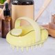 thumbnail image 2 of Scalp Massager Shampoo Brush with Soft Silicone Bristles for Gentle Care and Deep Oil Removal Yellow, 2 of 4