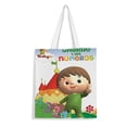 thumbnail image 1 of Charlie y los Números Bolso de tela con estampado de lienzo para mujer, bolsa de compras reutilizable y estética, con cremallera interior, regalo para mujer, 35 × 40 cm., 1 of 6