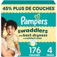 thumbnail image 2 of Pampers Swaddlers Diapers, Size 4 (15-34 lbs), Absorbent, Keeps Baby Dry and Comfortable, Skin Safe Disposable Baby Diaper, 2 of 27