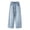Light Blue, variant on JTieacloth Girls Jeans Denim Stylish And Comfortable Straight Leg Pants For Big Girls Wide Leg Trousers Loose Fit Casual Long Pants For Girls,Sizes 4-5 Years