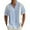 AB02-Sky Blue, variant on Mens Casual Summer Cotton Button Down Short Sleeve Shirts Cuban Camp Guayabera Beach Tops Dark Gray L