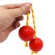 thumbnail image 2 of Ritmo africano doble agitador de una sola mano instrumentos de percusión para amantes principiantes (Rojo-2 juegos) XianweiShao 8390615106351, 2 of 3