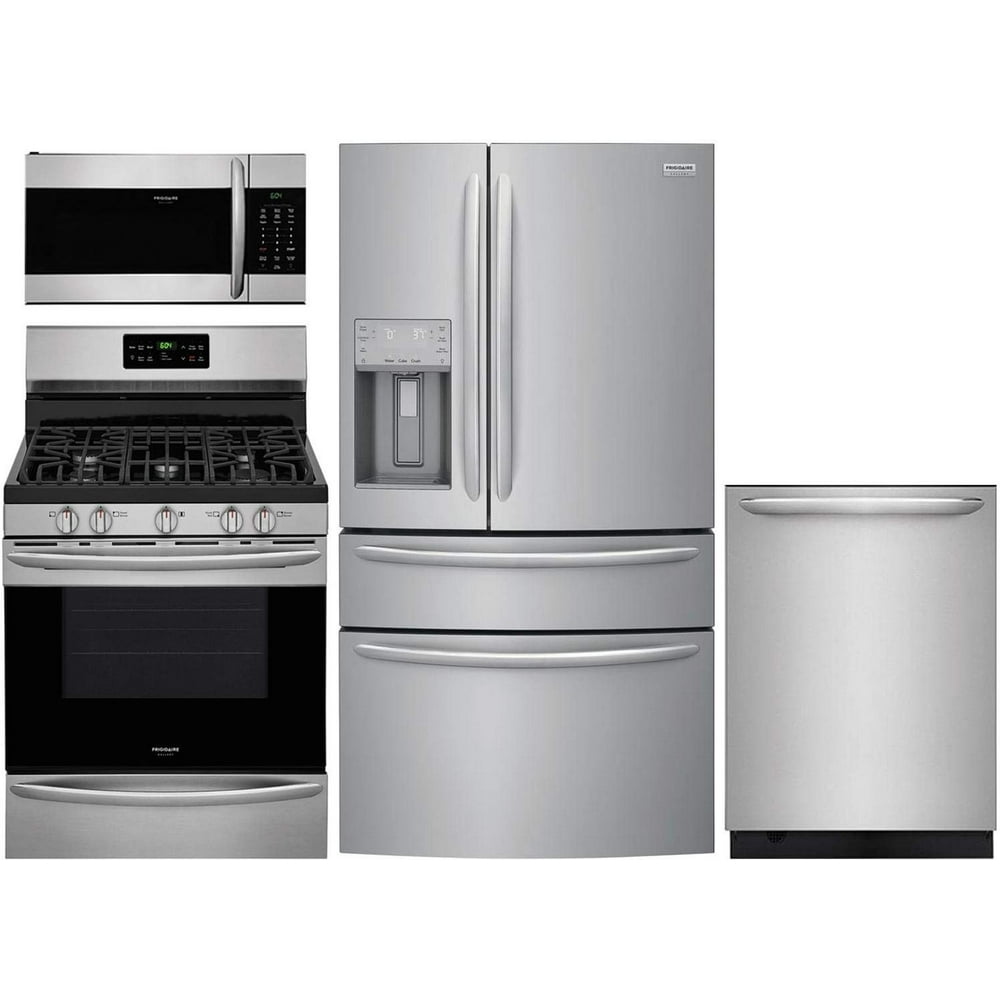 Frigidaire 4 Piece Kitchen Package FG4H2272UF 36"4 Door French Door