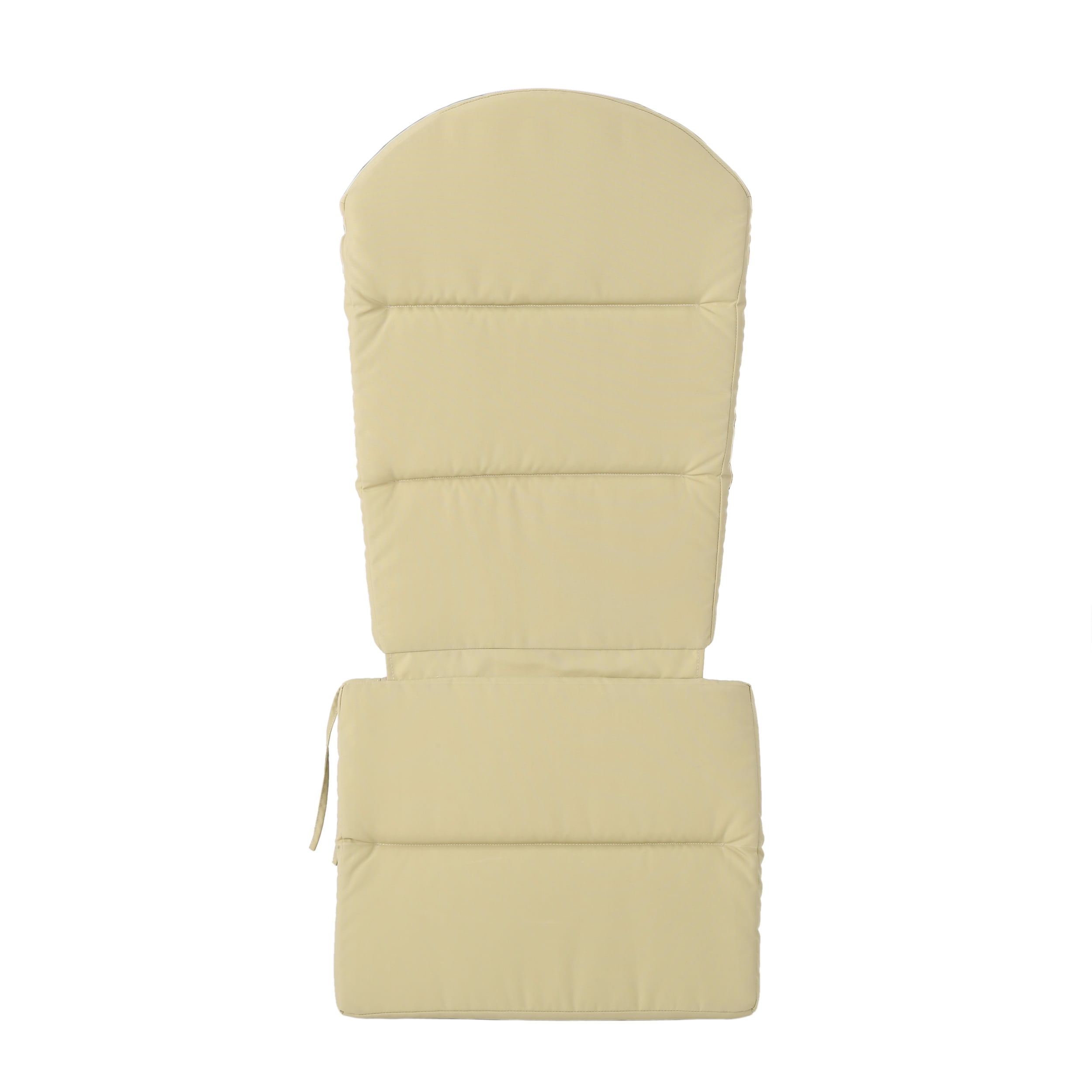 Ariel Outdoor Water-Resistant Adirondack Chair Cushions (Set of 4), Khaki