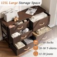 Nicehill 5 Drawer Dresser for Bedroom, Small Dresser for Storage Tower
