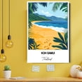 thumbnail image 3 of Koh Samui Travel Print on Canvas – Thailand Canvas – Great for Travel Enthusiasts, Perfect for Home & Office Decor, 3 of 5