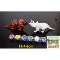 thumbnail image 1 of Estatuilla de juguete CUTICAT Brachiosaurus Stegosaurus Triceratops modelo de exhibición pintada PVC, 1 of 8