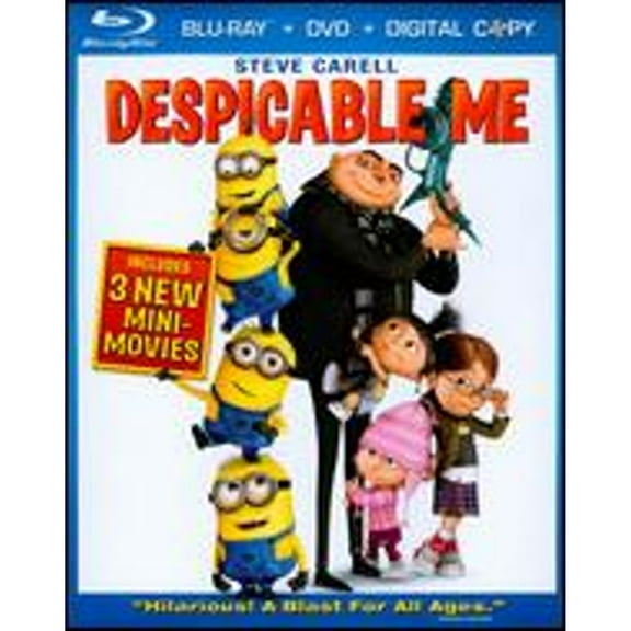Pre-Owned Despicable Me [3 Discs] [Blu-ray/DVD] (Blu-Ray 0025192050299) directed by Chris Renaud, Pierre Coffin