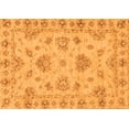 thumbnail image 1 of Ahgly Company Indoor Rectangle Abstract Orange Modern Area Rugs, 8' x 10', 1 of 4