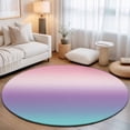 thumbnail image 3 of 3ft Area Rug,Pink Blue Purple Gradient Washable Large Rugs Soft Non-Slip Floor Rug Simple Watercolor Non-Shedding Indoor Carpets for Living Room Bedroom Home Office Nursery, 3 of 9