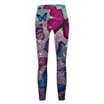 thumbnail image 4 of Gibobby Leggings deportivos mujer Pantalones con estampado de mariposas personalizados para mujer, mallas personalizadas para mallas para correr(E,G), 4 of 5